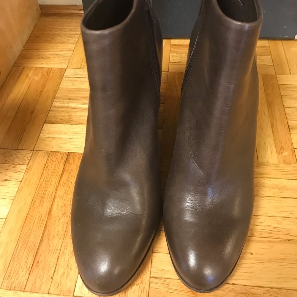 Vince Camuto leather wedges.